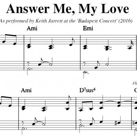Answer Me, My Love